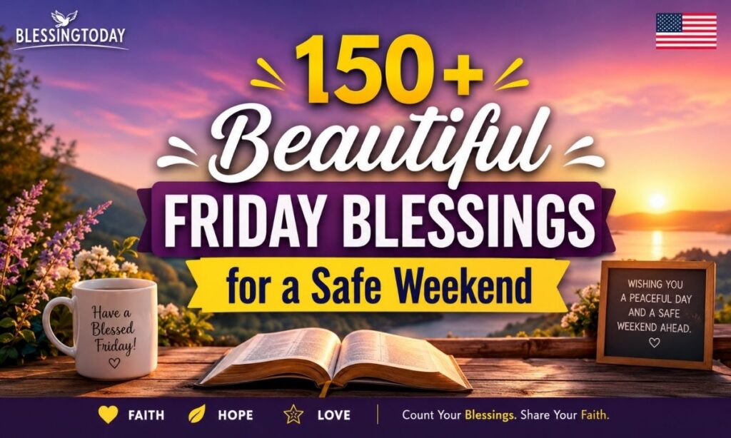 150+ Beautiful Friday Blessings for a Safe Weekend