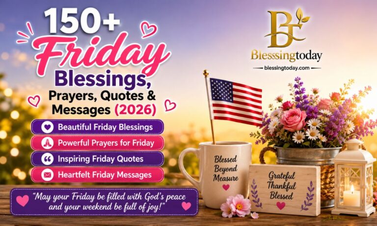 150+ Friday Blessings, Prayers, Quotes & Messages (2026)
