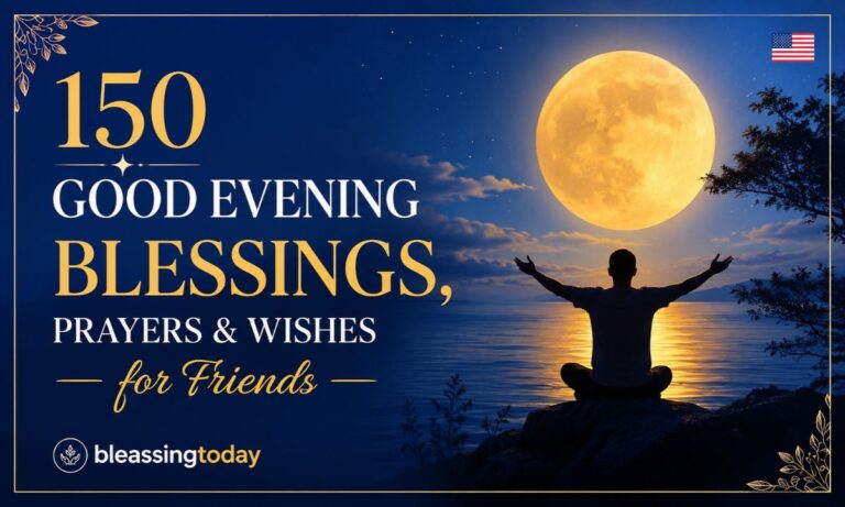 150 Good Evening Blessings, Prayers & Wishes for Friends