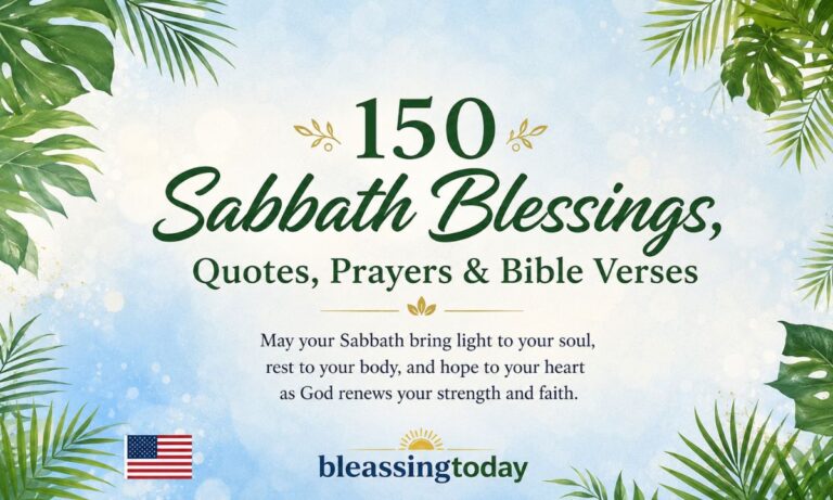 150 Sabbath Blessings, Quotes, Prayers & Bible Verses