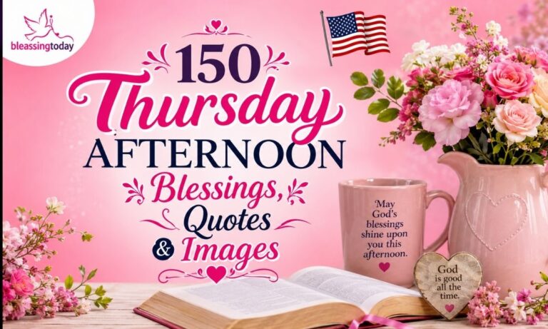 150 Thursday Afternoon Blessings, Quotes & Images