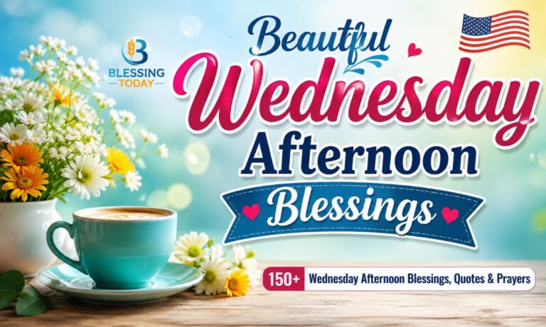 150+ Wednesday Afternoon Blessings, Quotes & Prayers