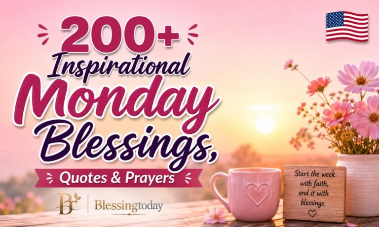 _200+ Inspirational Monday Blessings, Quotes & Prayers