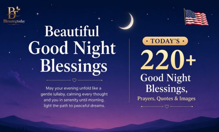 220+ Good Night Blessings, Prayers, Quotes & Images