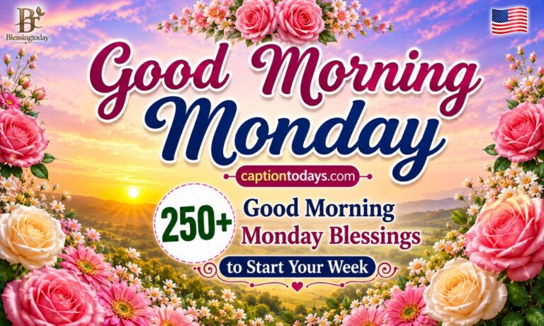 250+ Good Morning Monday Blessings to Start Your Week