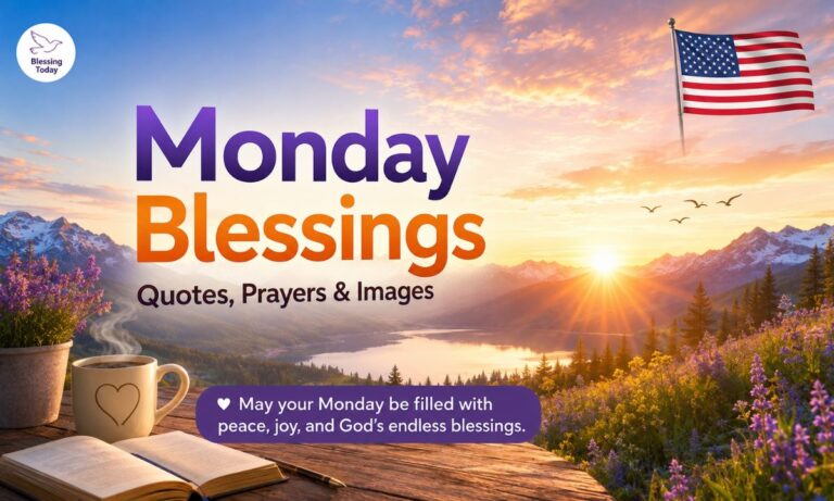 260+ Monday Blessings, Quotes, Prayers & Images