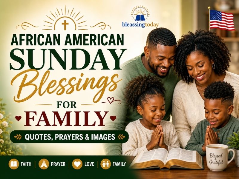 African American Sunday Blessings for Family