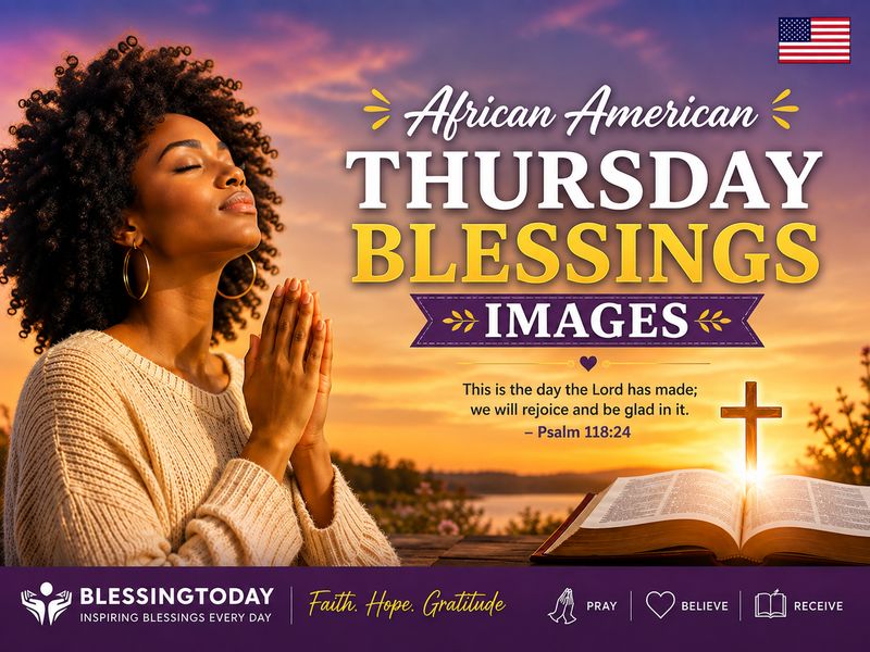 African American Thursday Blessings Images