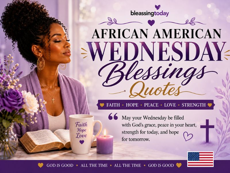 African American Wednesday Blessings Quotes