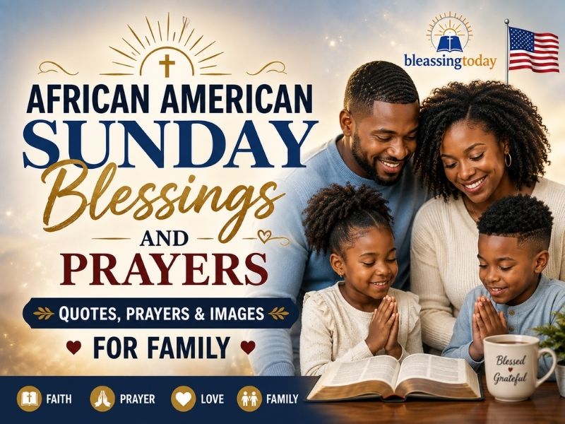 African american sunday blessings and prayers