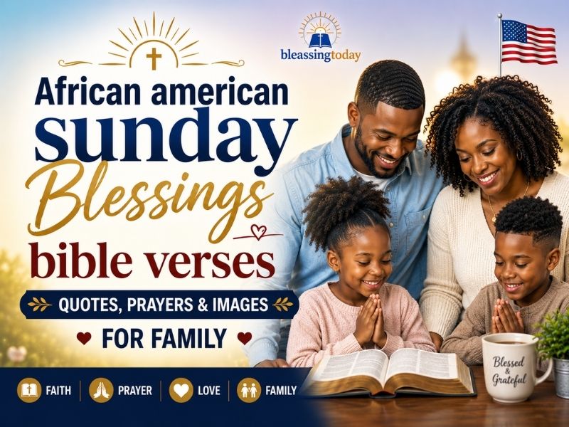 African american sunday blessings bible verses