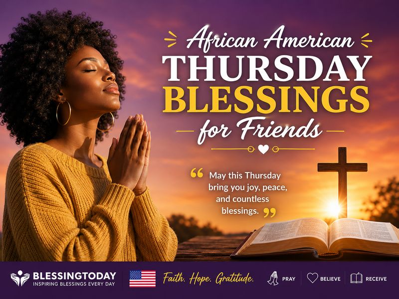 American Thursday Blessings for Friends