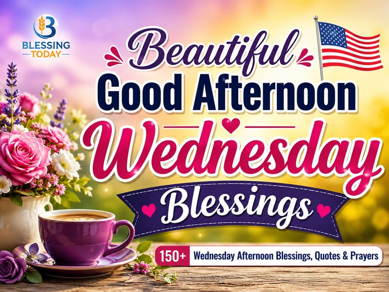 _Beautiful Good Afternoon Wednesday Blessings