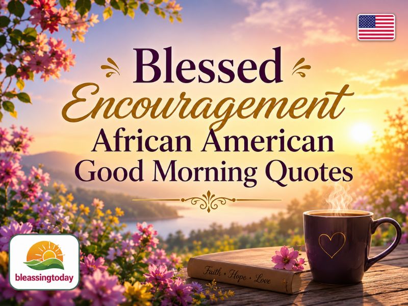 Blessed Encouragement African American Good Morning Quotes
