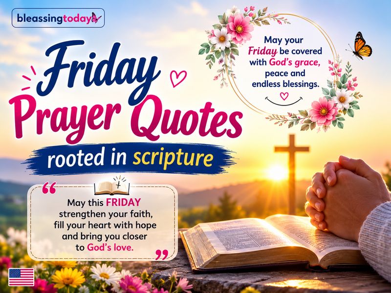 Friday prayer quotes rooted in scripture