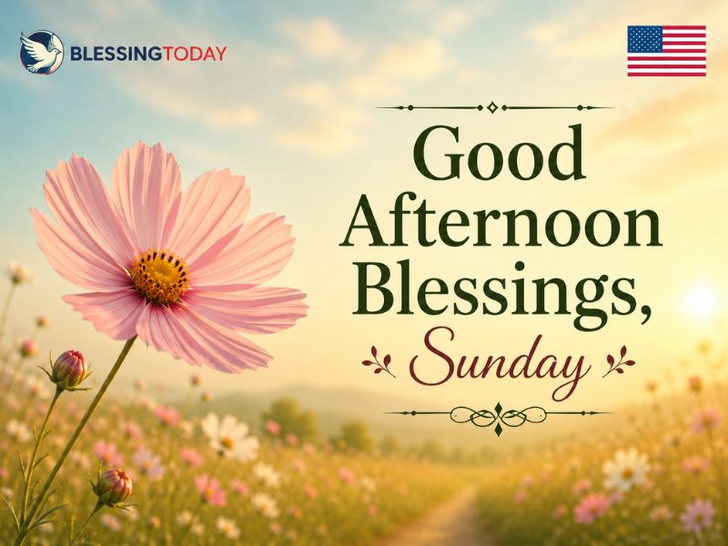 Good Afternoon Blessings, Sunday