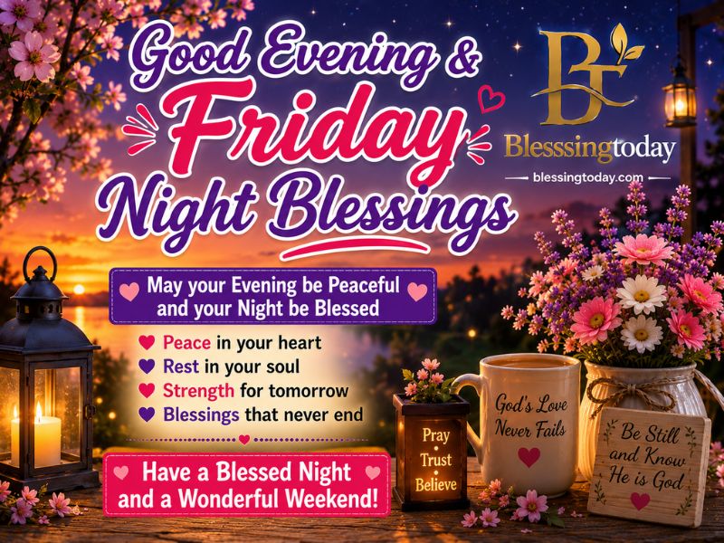 Good Evening & Friday Night Blessings