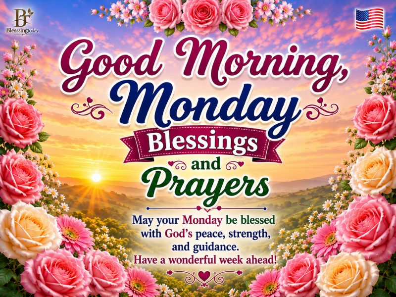 Good Morning, Monday Blessings and Prayers