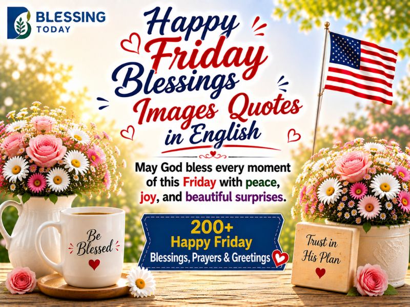 Happy Friday Blessings Images Quotes in English