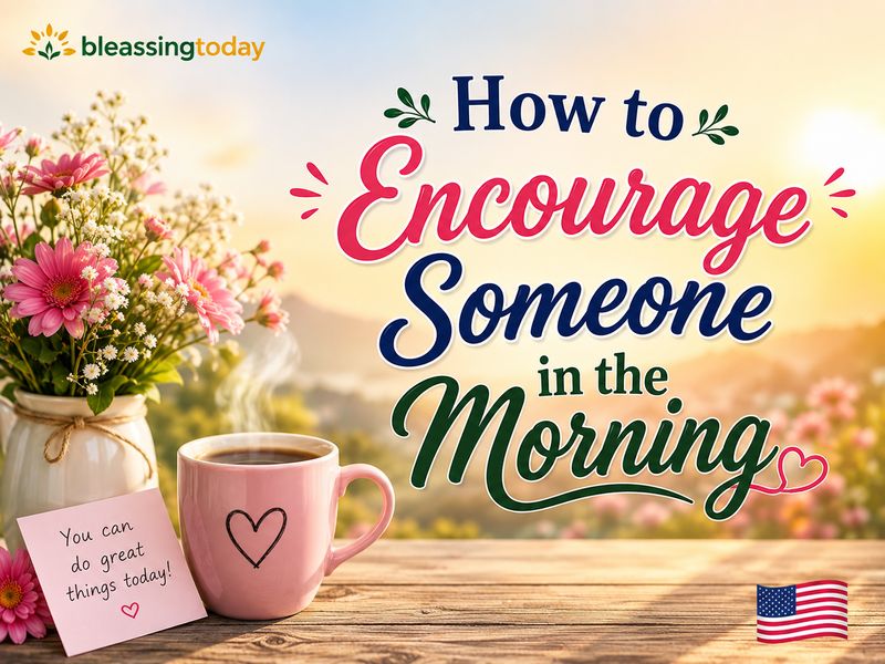 How to Encourage Someone in the Morning