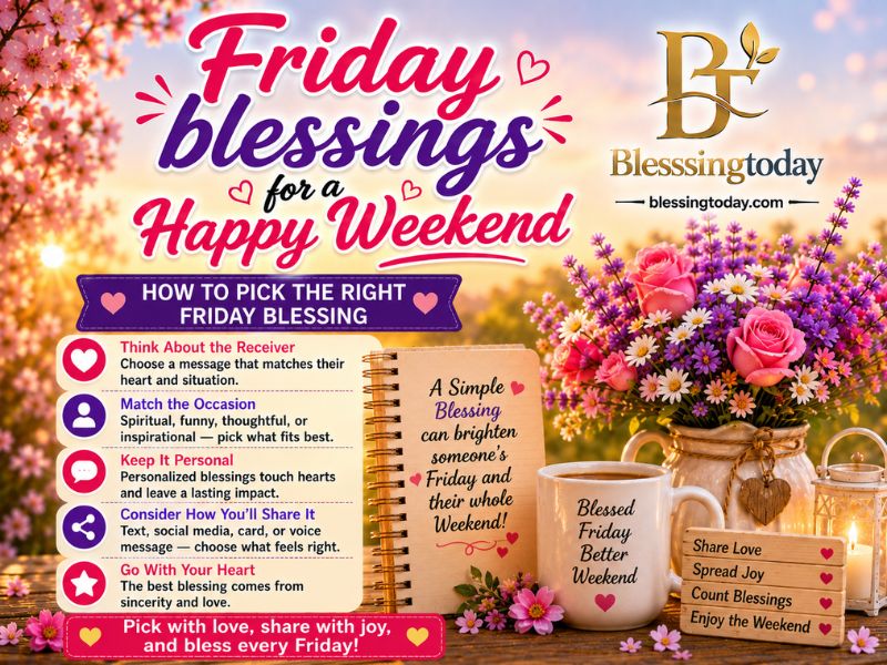 How to Pick the Right Friday Blessing