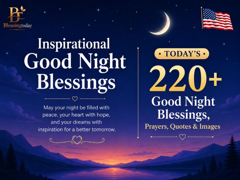 Inspirational Good Night Blessings