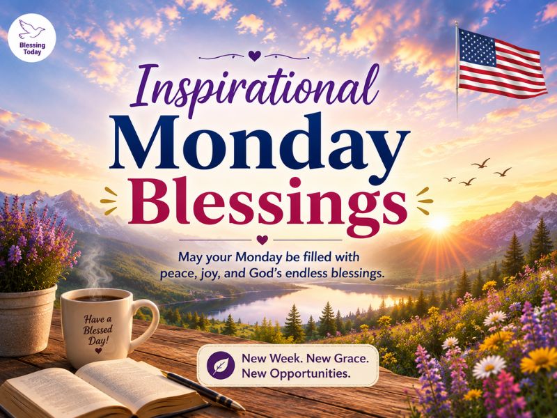 Inspirational Monday Blessings (