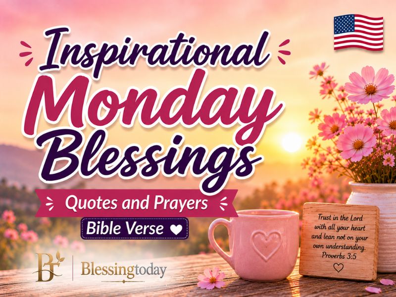 Inspirational Monday Blessings Quotes and Prayers Bible Verse