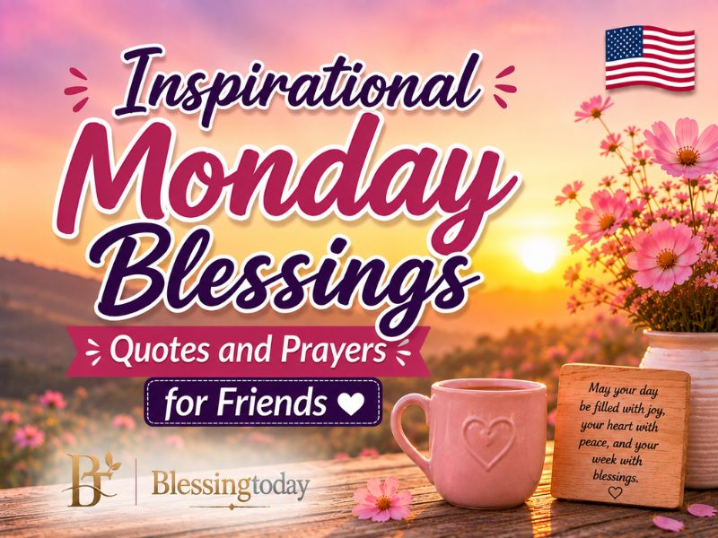 Inspirational Monday Blessings Quotes and Prayers for Friends