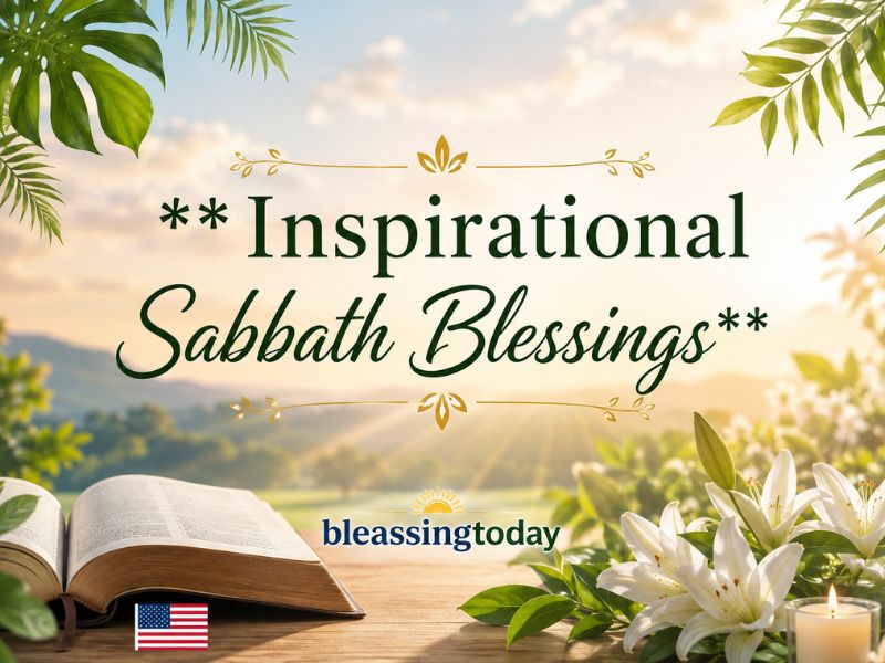 Inspirational Sabbath Blessings