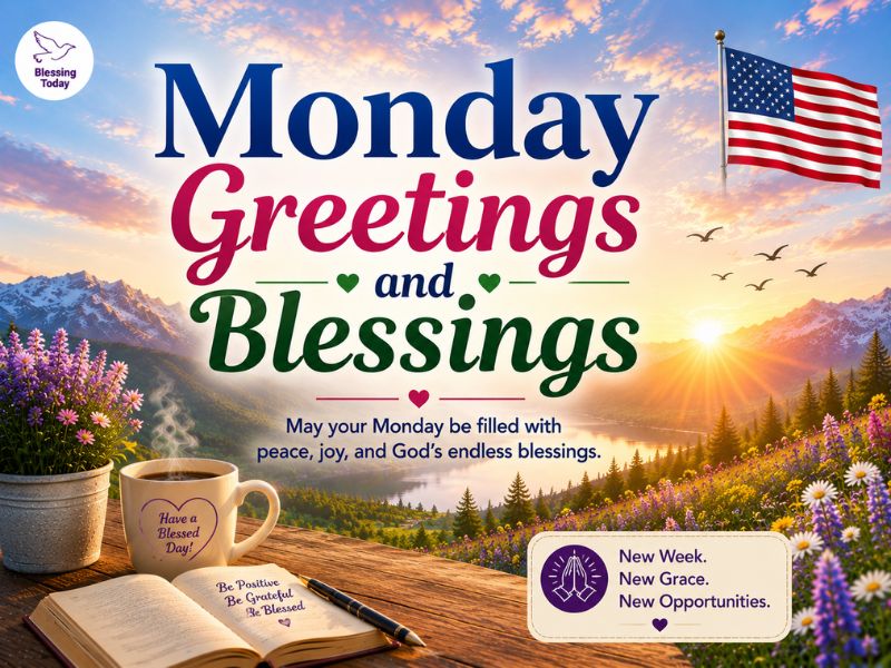 Monday Greetings and Blessings 