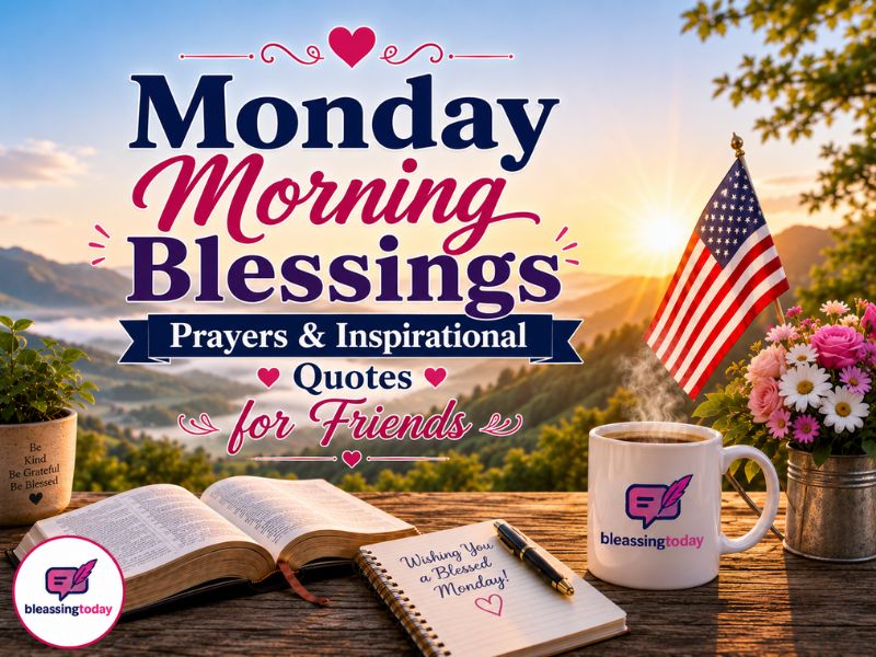 Monday Morning Blessings Prayers Inspirational Quotes for Friends
