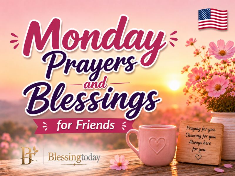 Monday Prayers and Blessings for Friends