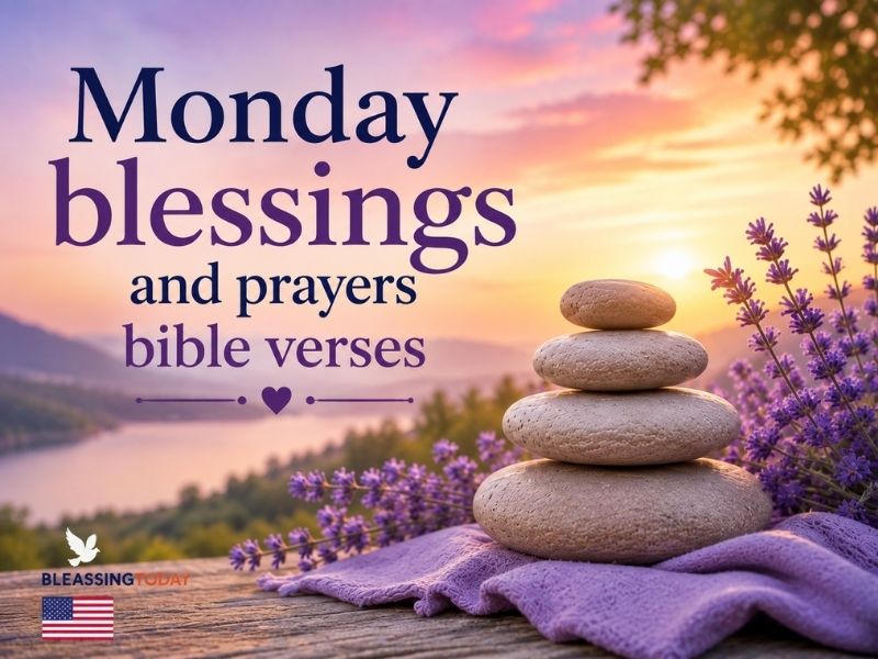 Monday blessings and prayers bible verses