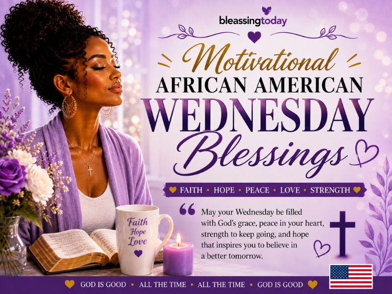 Motivational African American Wednesday Blessings