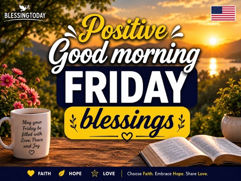 Positive Good morning Friday blessings
