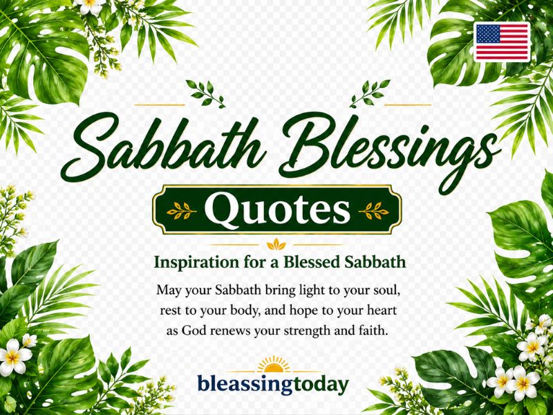 Sabbath Blessings Quotes