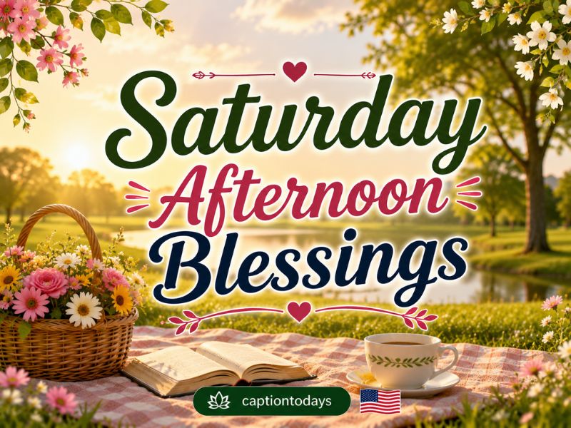 Saturday Afternoon Blessings