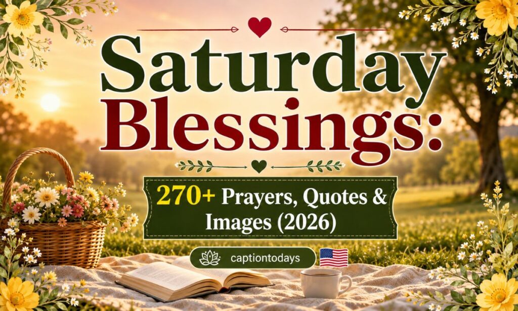 Saturday Blessings 270+ Prayers, Quotes & Images (2026)