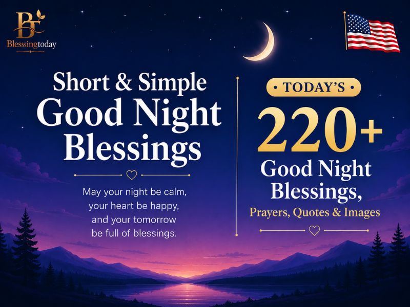 Short & Simple Good Night Blessings
