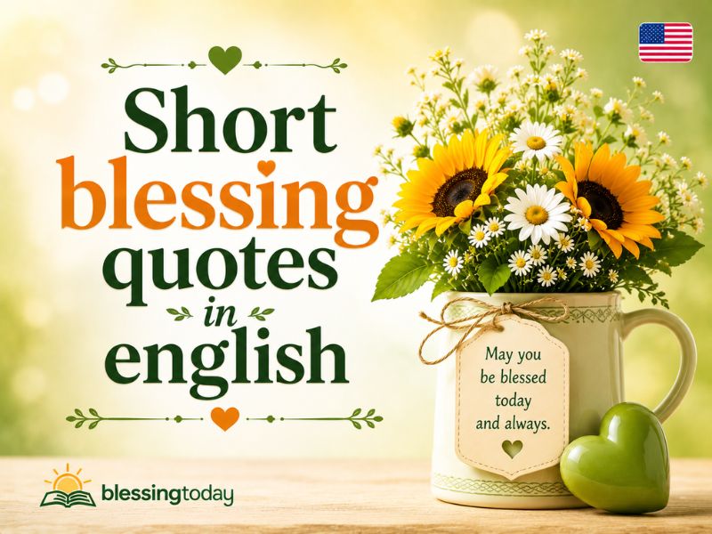 Short blessing quotes in english