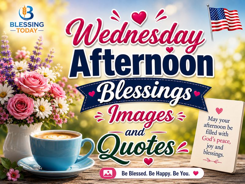 Wednesday Afternoon Blessings Images and Quotes