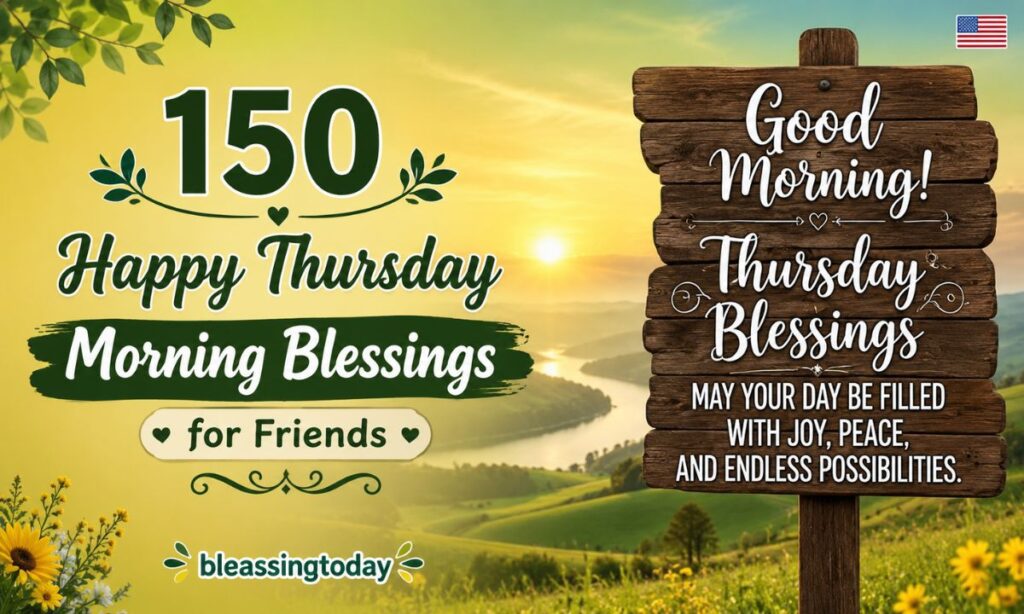150 Happy Thursday Morning Blessings for Friends