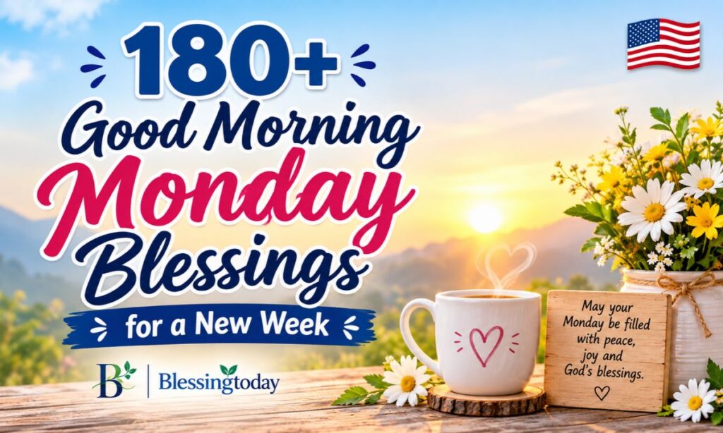 180+ Good Morning Monday Blessings for a New Week