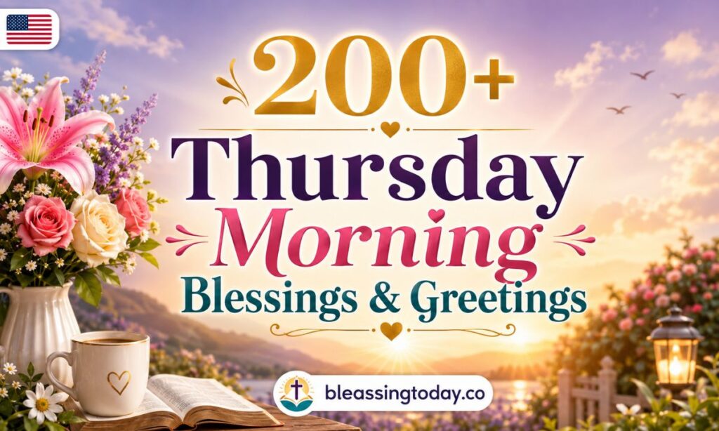 _200+ Thursday Morning Blessings & Greetings [2026]