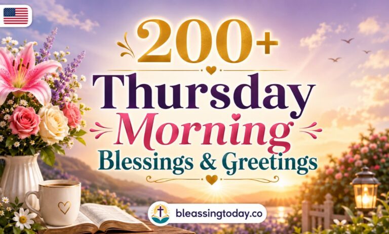 _200+ Thursday Morning Blessings & Greetings [2026]