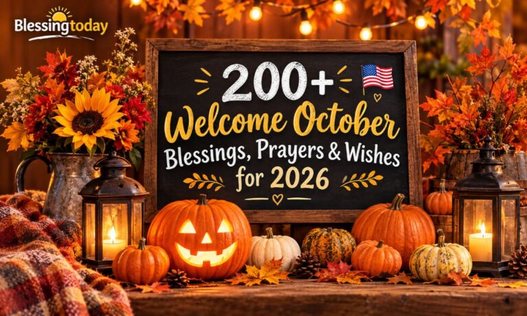 _ 200+ Welcome October Blessings, Prayers & Wishes for 2026