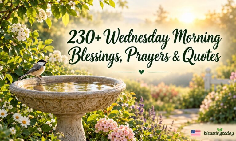 _230+ Wednesday Morning Blessings, Prayers & Quotes