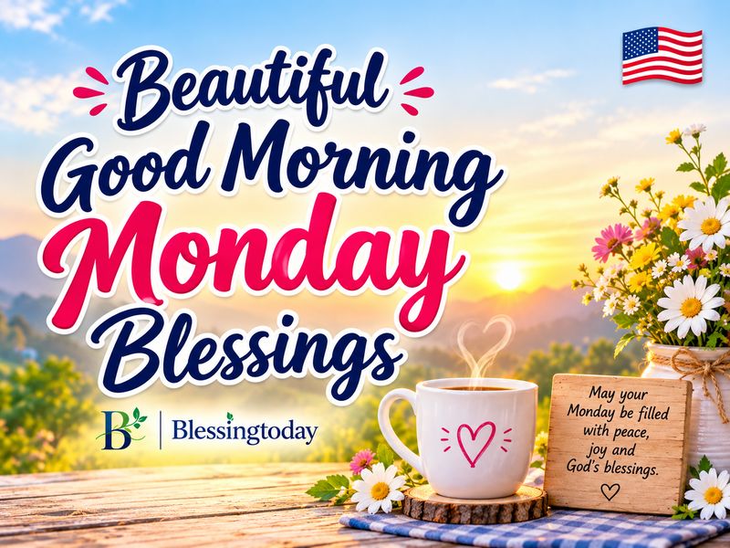 Beautiful Good Morning Monday Blessings