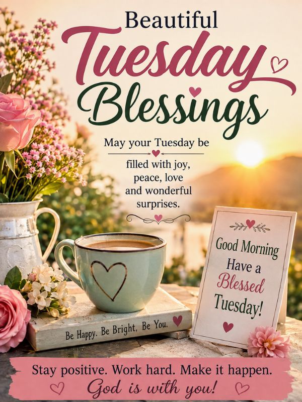 Beautiful Tuesday Blessings Images with Quotes